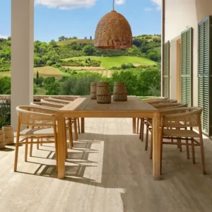 Płyta gresowa 20mm Classic Beige Travertine 90x45x2 cm