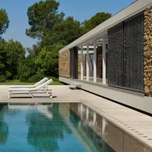 Płyta gresowa 20mm White Travertine 90x45x2 cm